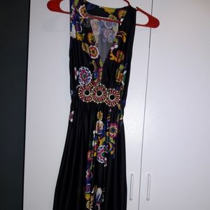 Flirty floral beaded dress!